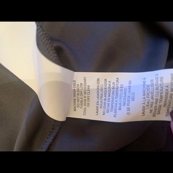 Kensie Paisley Lined Dress. Cinched at the waist - Picture 7 of 7